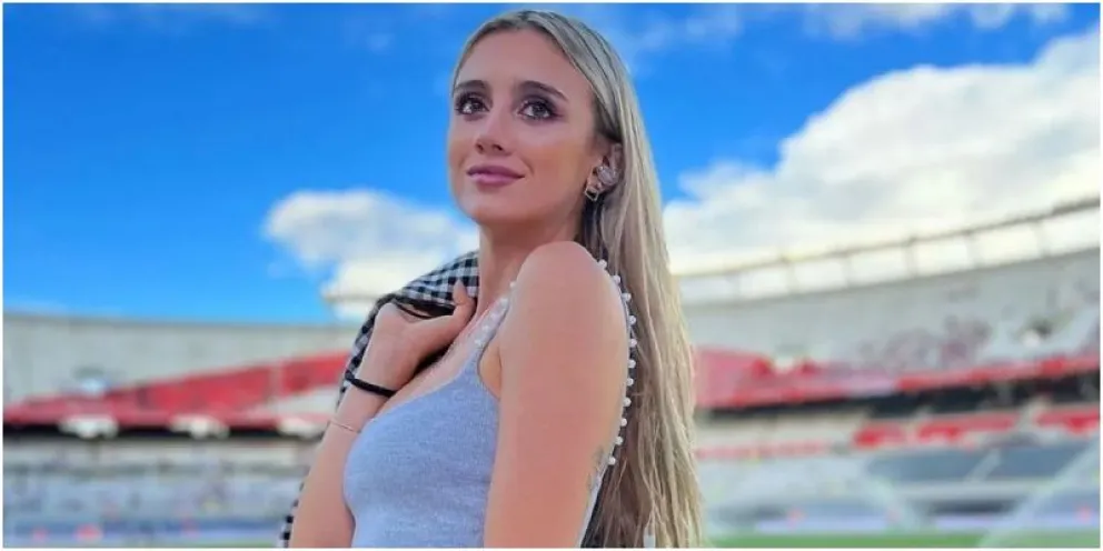 El look de Morena Beltrán en la cancha que causó sensación