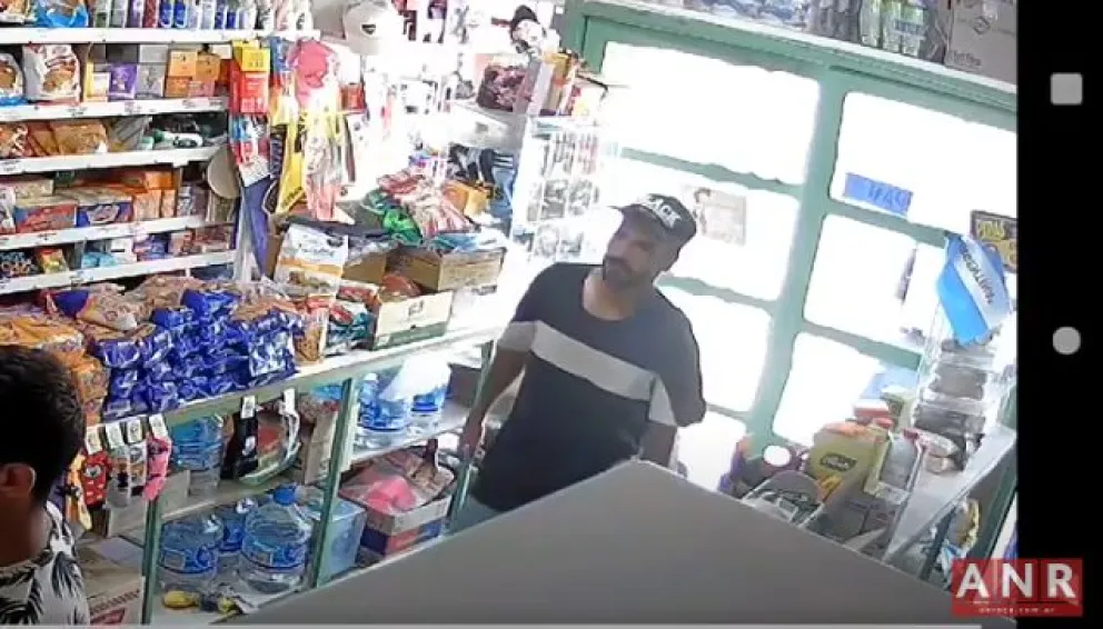 Robó en un kiosco de Roca y la cámara no lo perdonó 