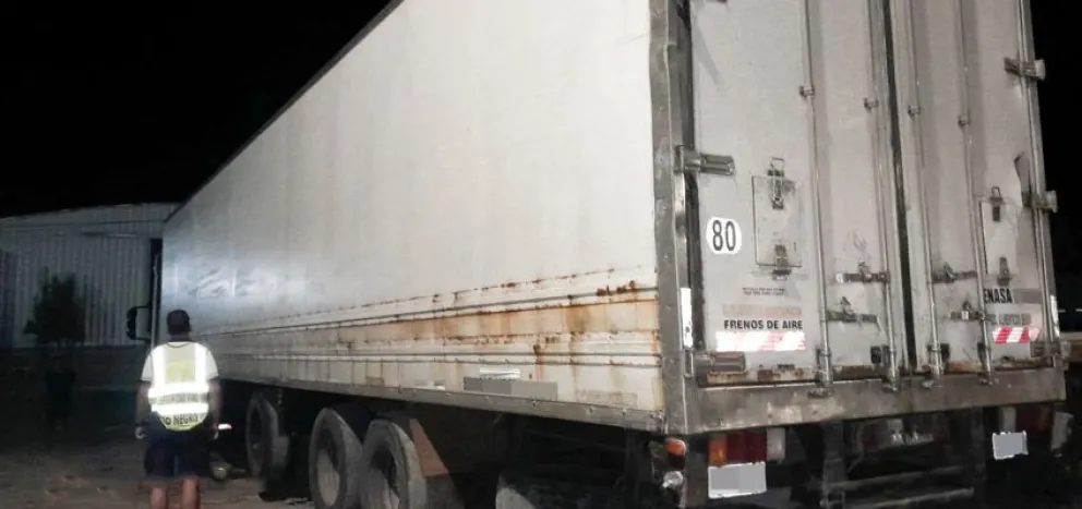 Secuestraron un camión que tenía pedido de captura