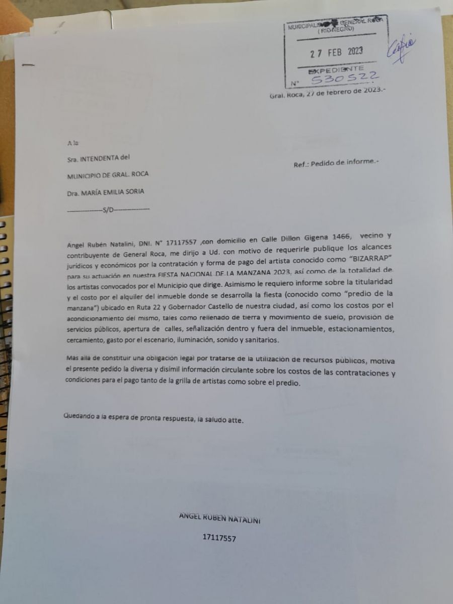 pedidoinformes manzana