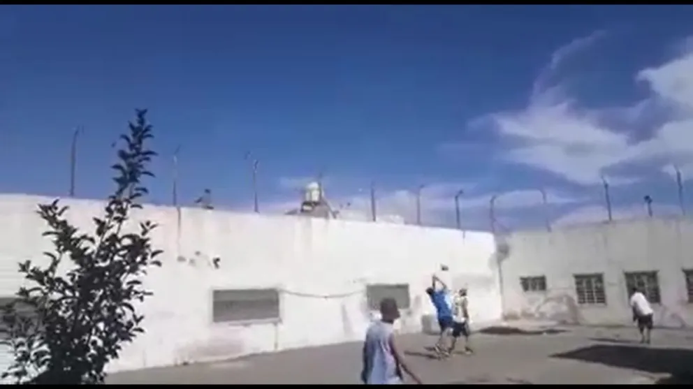 VIDEO: internos documentaron el momento exacto del intento de fuga en el Penal 2
