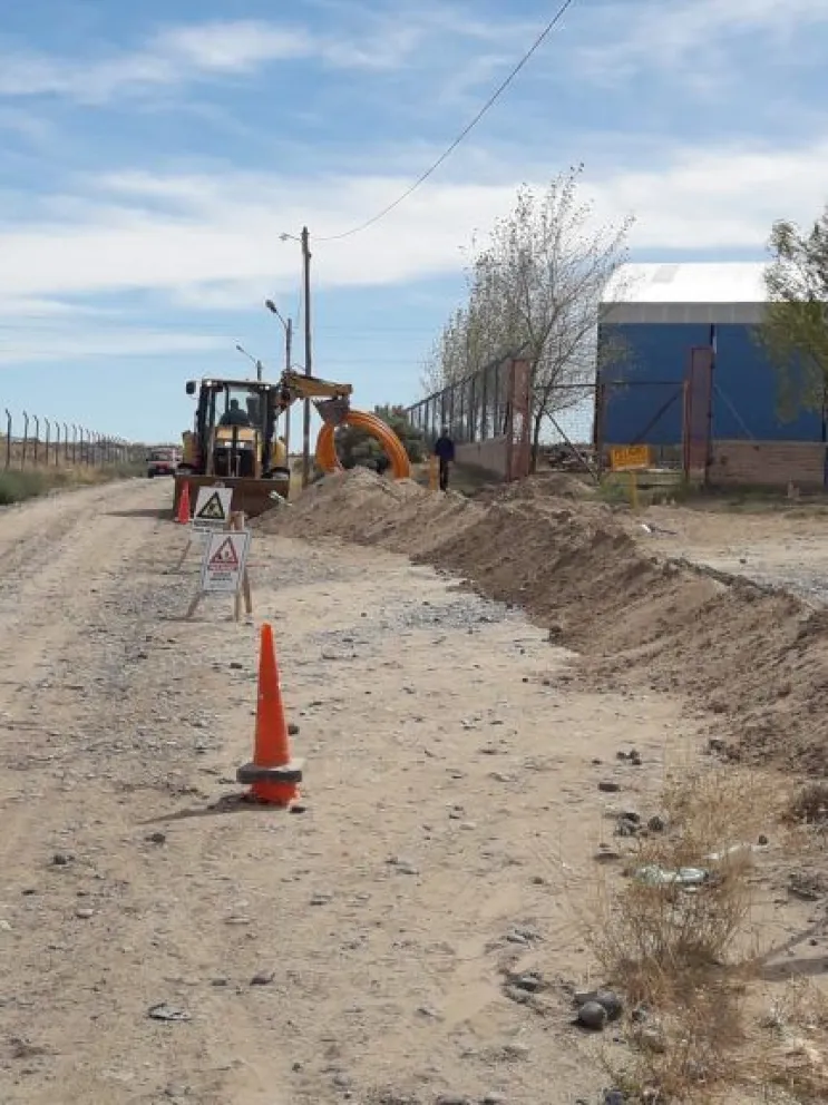 Continúa avanzando la obra para abastecerá de gas a la totalidad de Parque Industrial I 