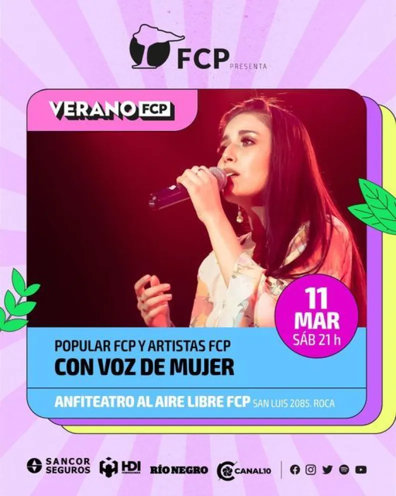 "Con voz de mujer": un espectáculo a puro canto para disfrutar este fin de semana en Roca