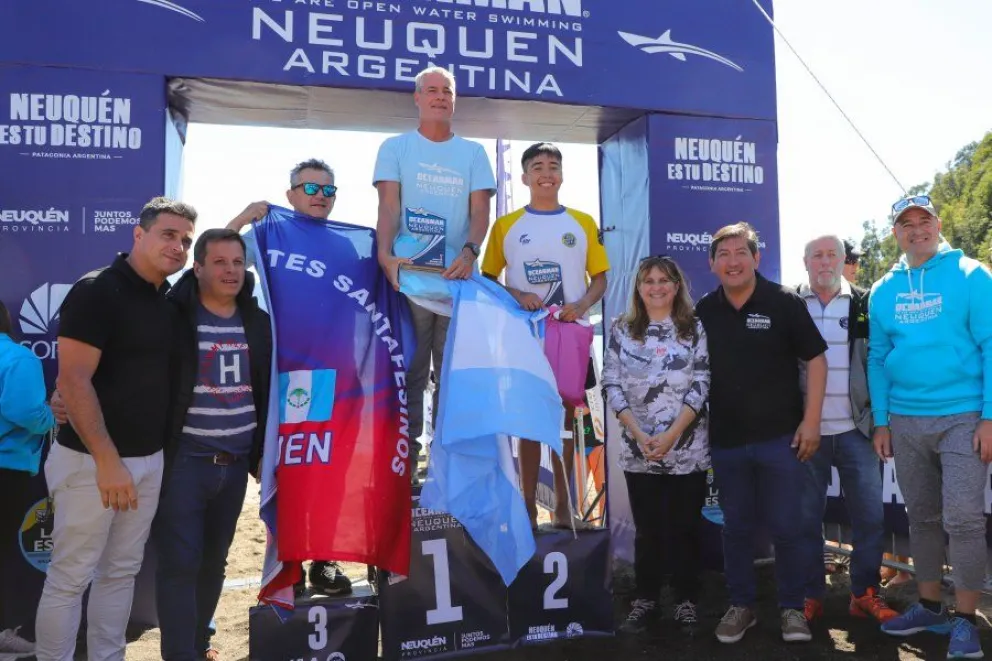 El roquense Tomás Cofré hizo podio mundial en el OceanMan de Aguas Abiertas 