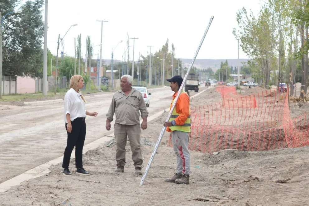 Precaución al circular: continúa la remodelación en uno de los accesos a la ciudad