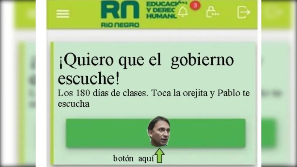 Docentes cargaron contra el botón de asistencia con memes