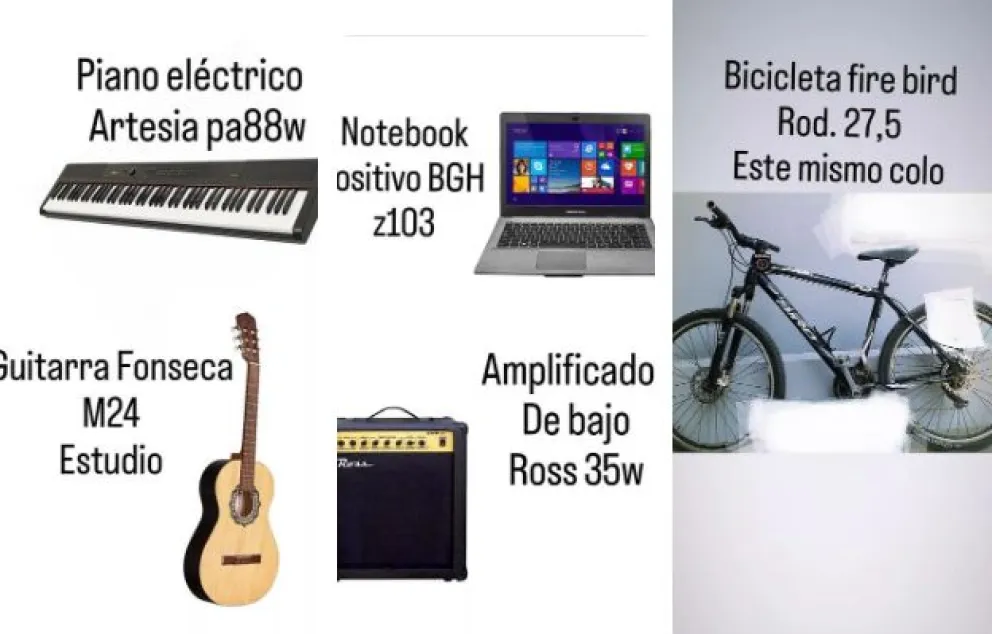 Entraron al departamento y le robaron todos los instrumentos 