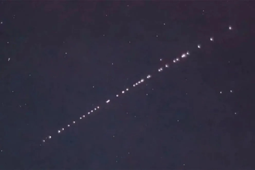 El “tren de satélites” de Elon Musk cruzará el cielo roquense ¿A qué hora?