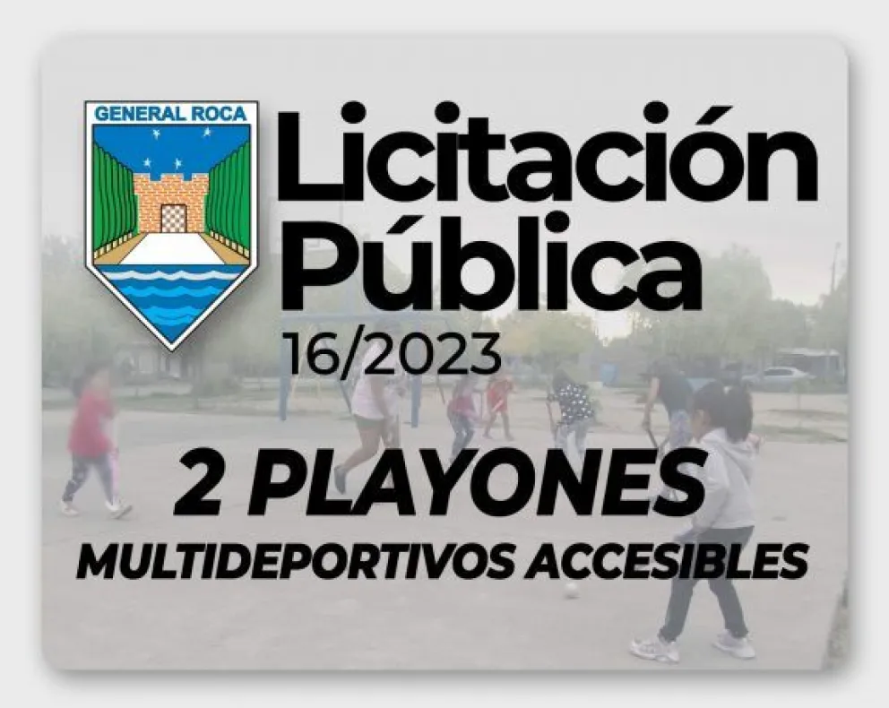Se construirán dos playones multideportivos en la ciudad: mirá dónde estarán ubicados