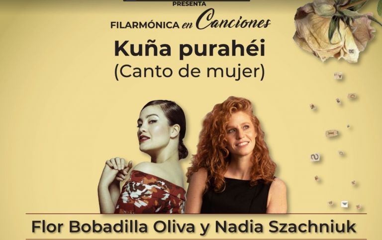 Flor Bobadilla y Nadia Szachniuk se presentarán junto a la Filarmónica en Casa de la Cultura.