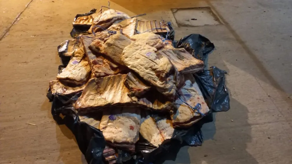 Decomisaron 240 kilos de carne con hueso por no poseer buenas condiciones higiénicas 