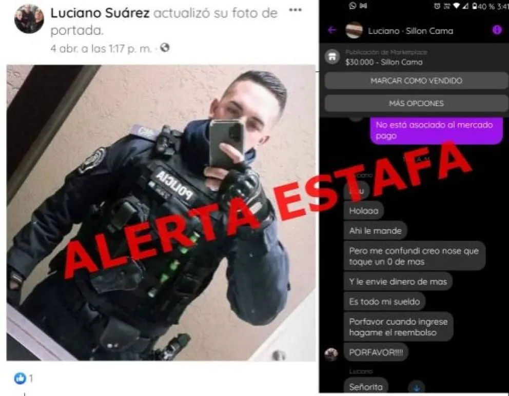 Quiso vender una cama por Facebook e intentaron estafarla: mirá cómo actúan los delincuentes para no caer en la trampa