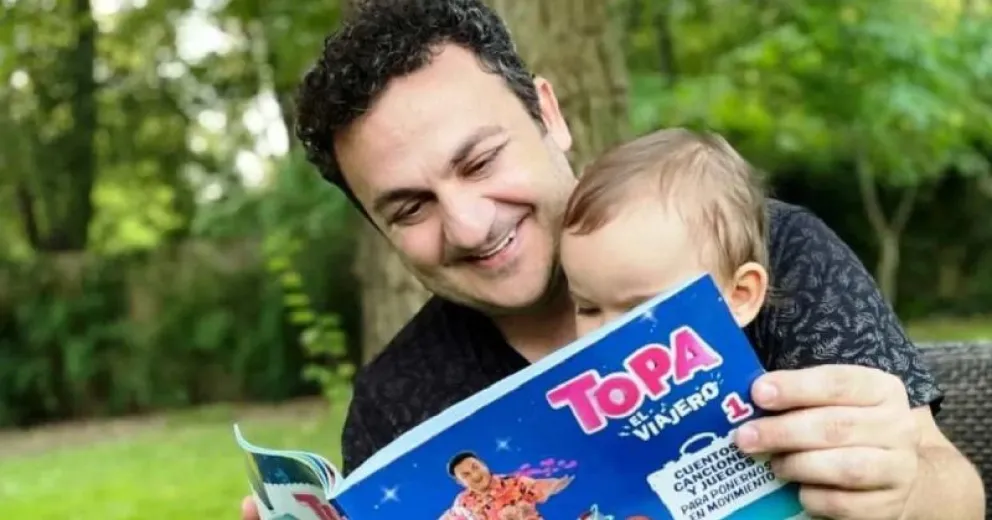 Diego Topa mostró por primera vez cómo juega con su hija Mitai