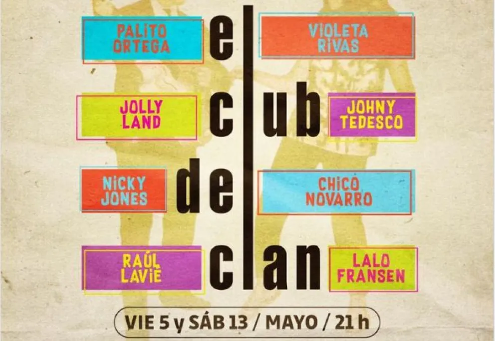 Se viene un homenaje a “El Club del Clan” en Fundación Cultural Patagonia 