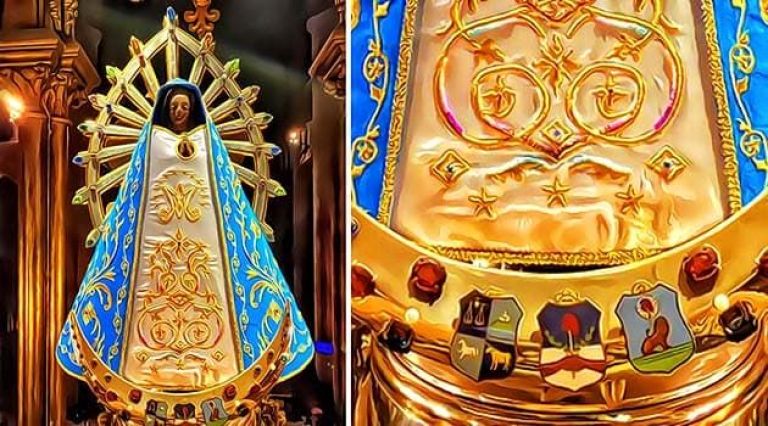 Le agregaron tres estrellas a la Virgen de Luján por la victoria de la ...