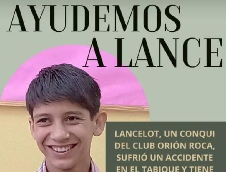 Sufrió un accidente y ahora lo deben operar: necesita la ayuda de los roquenses