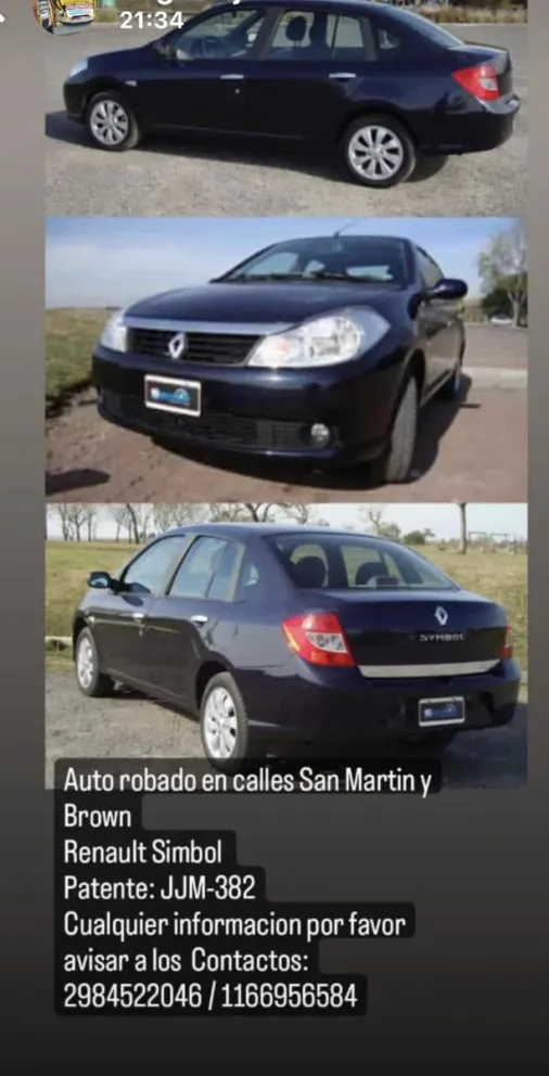 Dos vehículos fueron robados en la ciudad 