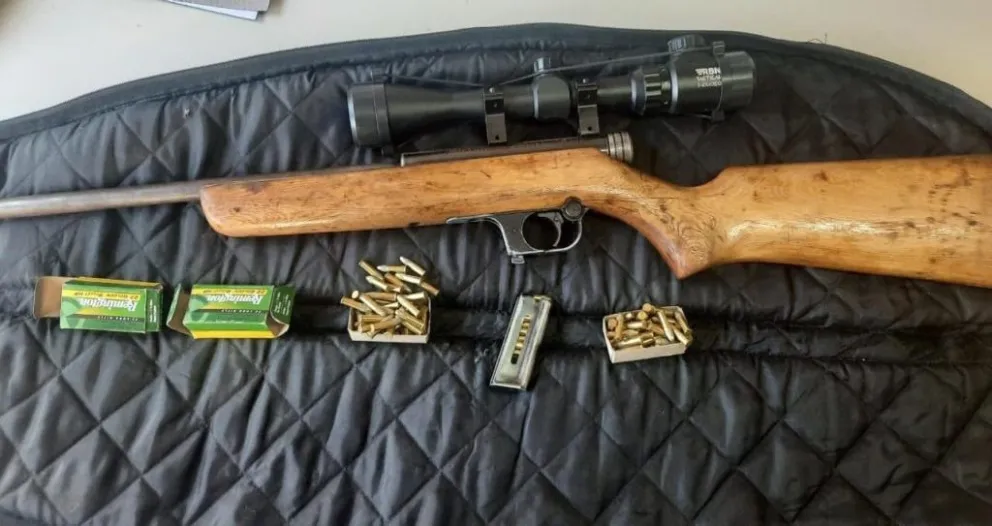 Circulaba con un rifle sin papeles y se lo secuestraron en Paso Córdoba