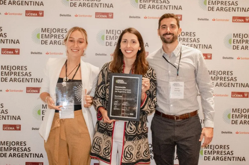 Una empresa juguera 100% rionegrina fue reconocida por su excelencia operativa, financiera y perfil ecologista