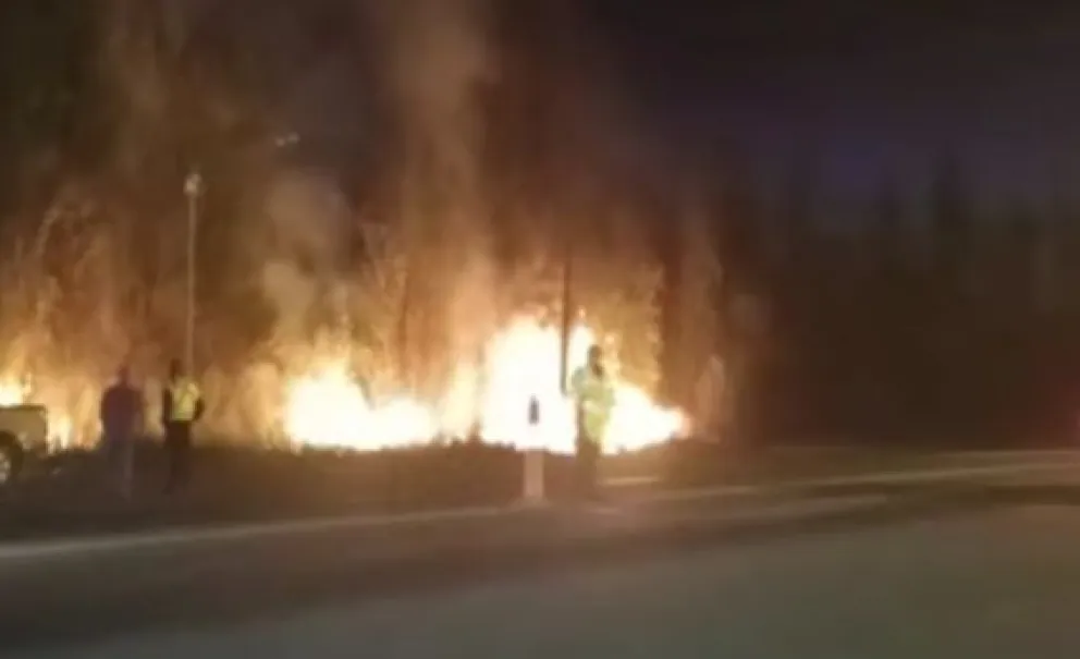 Una quema de pastizales requirió intervención de Bomberos Voluntarios 