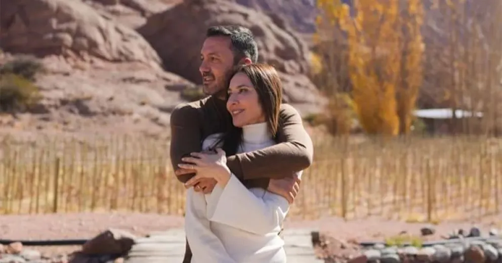 Así fue el compromiso de Cristina Pérez con Luis Petri, su novio político: fotos y video