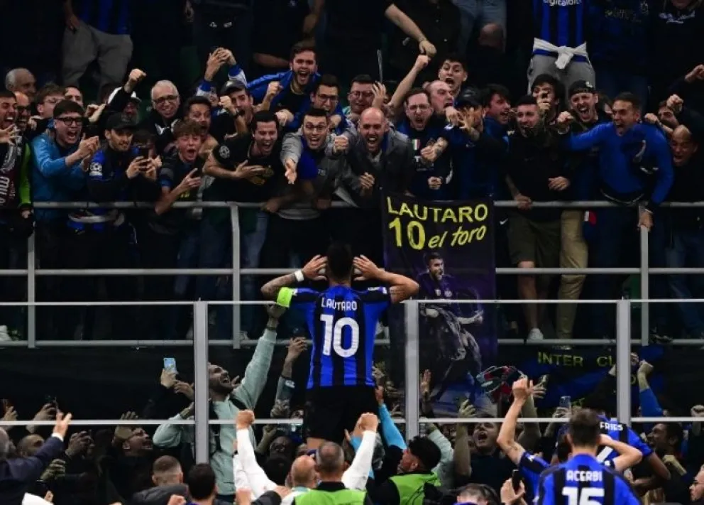 Lautaro Martínez llevó al Inter a la final de la Champions