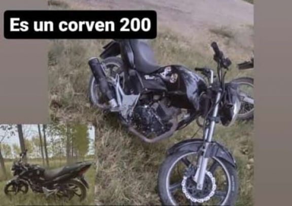 Siguen los robos de motos en Roca: ahora se llevaron una Corven