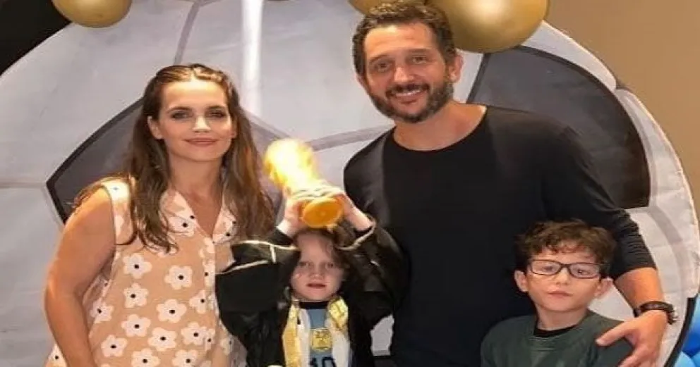 Así fue el cumple súper futbolero de Beltrán, en hijo de Sabrina Garciarena y Germán Paoloski: las fotos