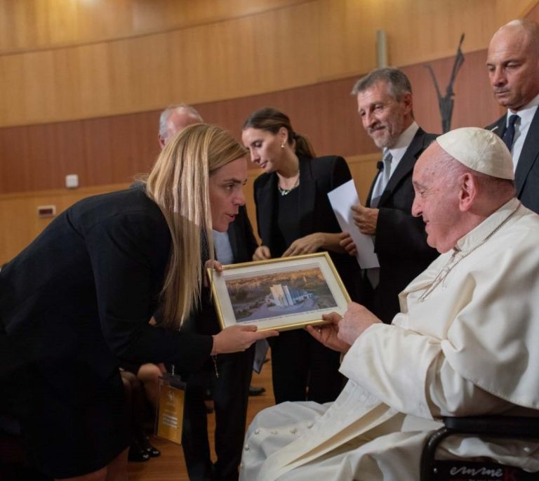 Maria Emilia sobre su visita al Papa: “Fue una experiencia sumamente enriquecedora”