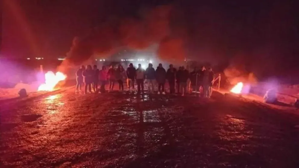 En la capital de Vaca Muerta cortan la ruta por falta de gas
