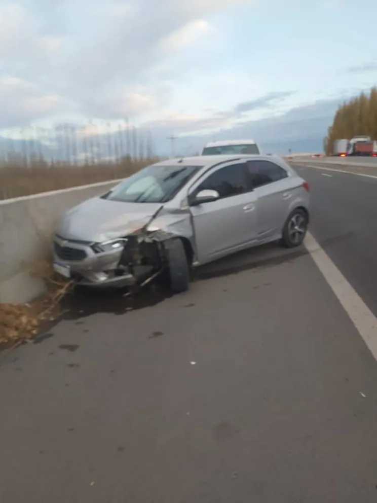 Chocaron cuando se les terminaba la autopista de Ruta 22 