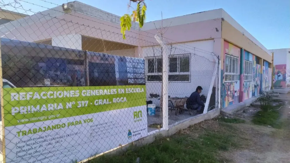 La escuela 317 de Roca tendrá nuevo cerco perimetral y patio de juegos
