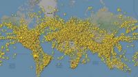 Récord mundial: registraron 22.000 aviones volando simultáneamente