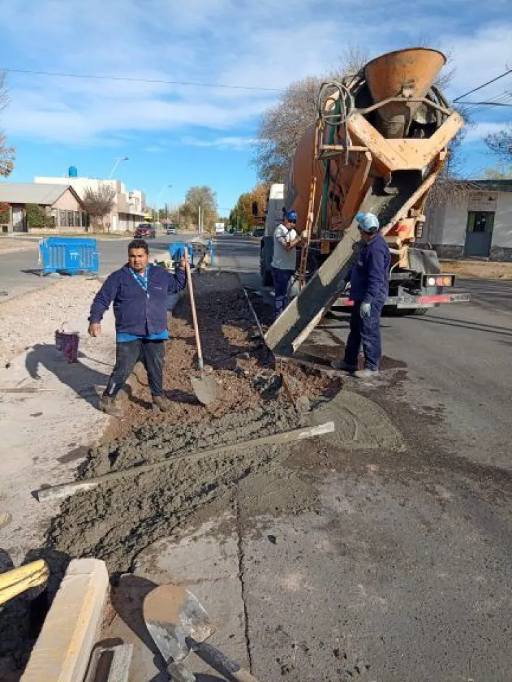 ¿Qué calles de Roca están arreglando actualmente?
