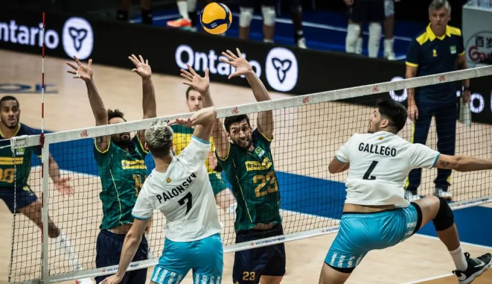 Argentina acorraló a Brasil pero lo perdió en el Tie Break