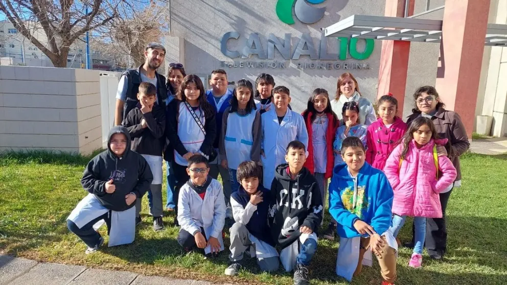 Chicos y chicas de 5to a 7mo grado de las escuelas roquenses saldrán en televisión