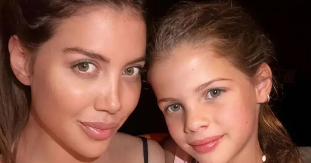 Las fotos que muestran el gran parecido entre Wanda Nara y su hija Francesca