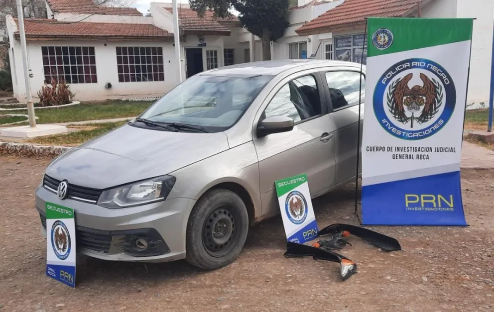 La brigada siguió el rastro de un vehículo robado y lo encontraron en la región