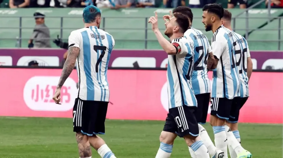 VIDEO: mira el gol de Messi en el partido contra Australia con el que marcó un nuevo récord