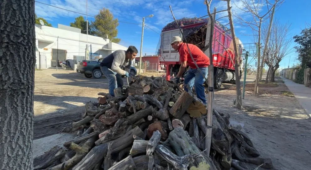 Ya se encuentra disponible el cronograma semanal del reparto de Leña y Garrafa en Roca