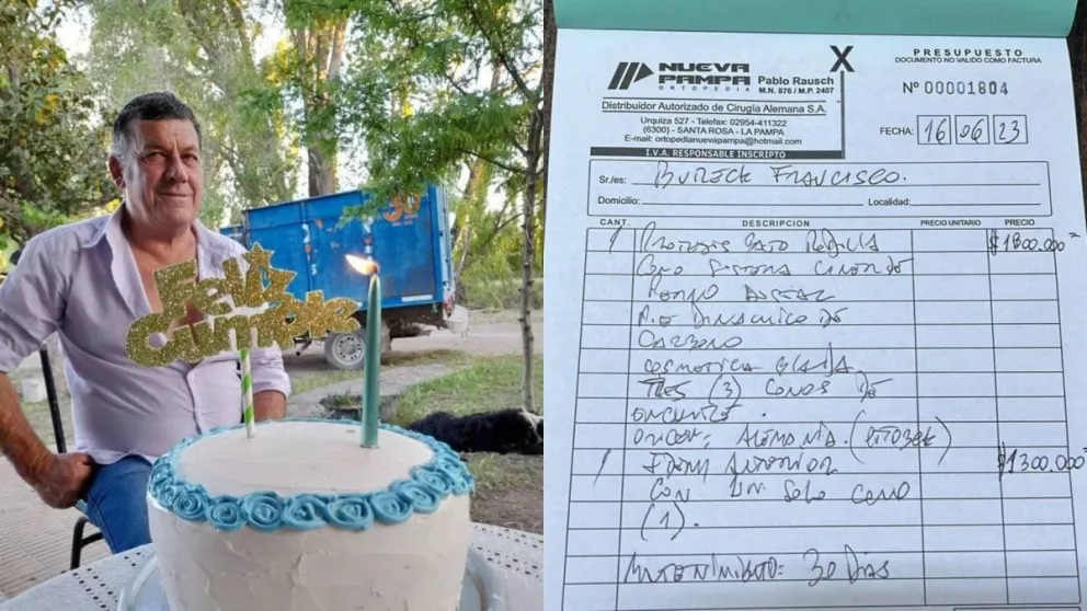 En el Día del Padre, su hija realiza una movida solidaria para costear la prótesis que necesita