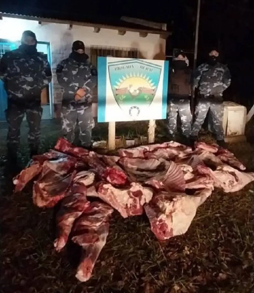 Terminaron con una causa judicial por llevar 400 kilos de carne ilegal 